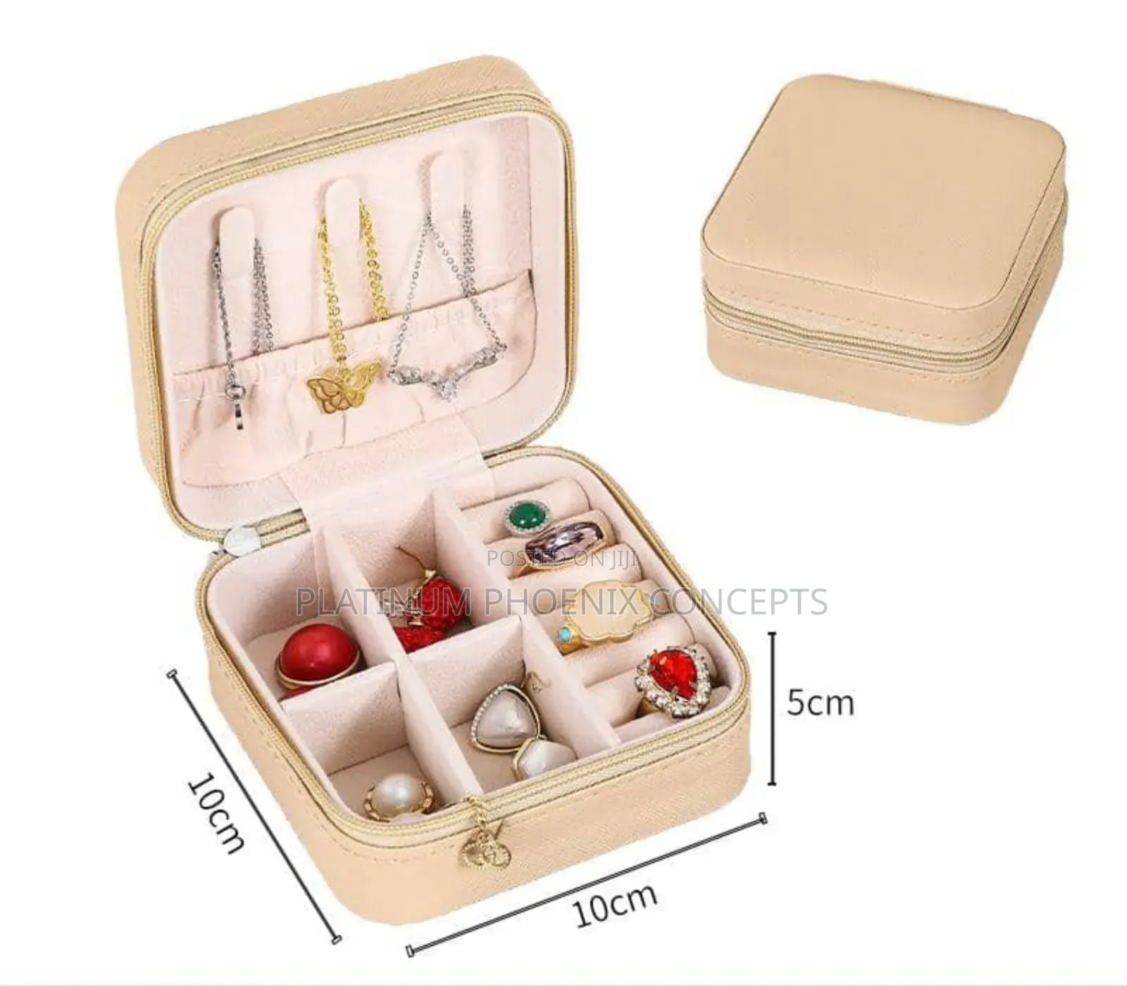 Square Shape Jewelry Box