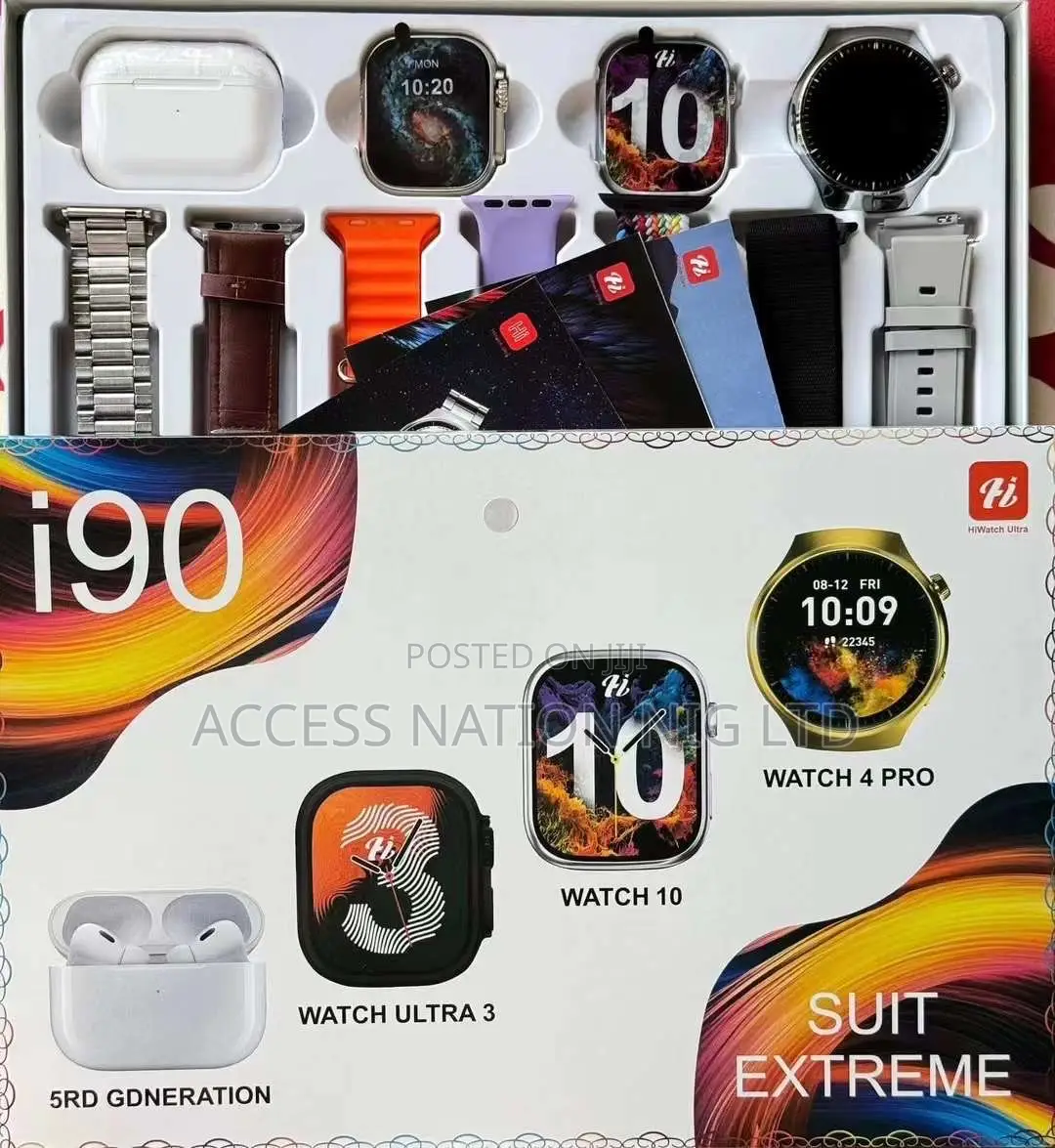 2024 I90 3in1 Smart Watch Ultra 3,Watch10, Watch 4 Pro TWS