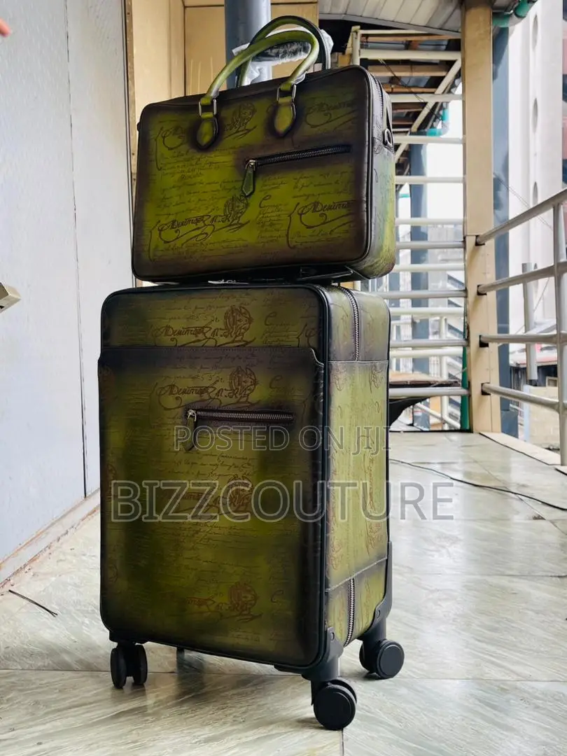 Original Berluti Signature Leather Travelling Leather Bag