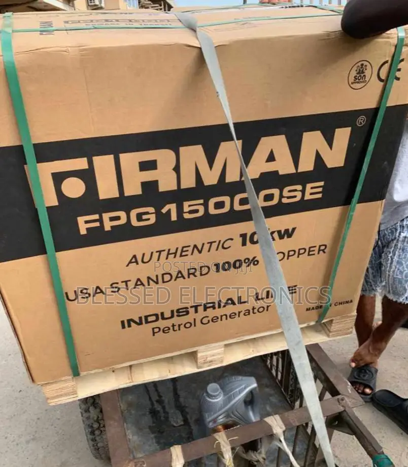 Fireman 15 Kva Generator 100% Copper Wire Goes With Free Oil
