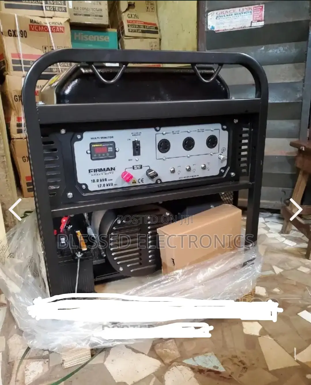 Fireman 15 Kva Generator 100% Copper Wire Goes With Free Oil