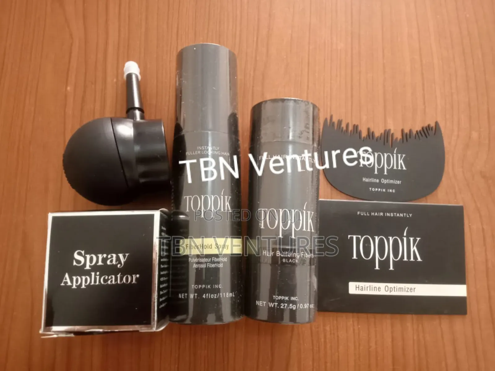 Toppik Hair Fiber, Hold Spray, Applicator, the Optimizer