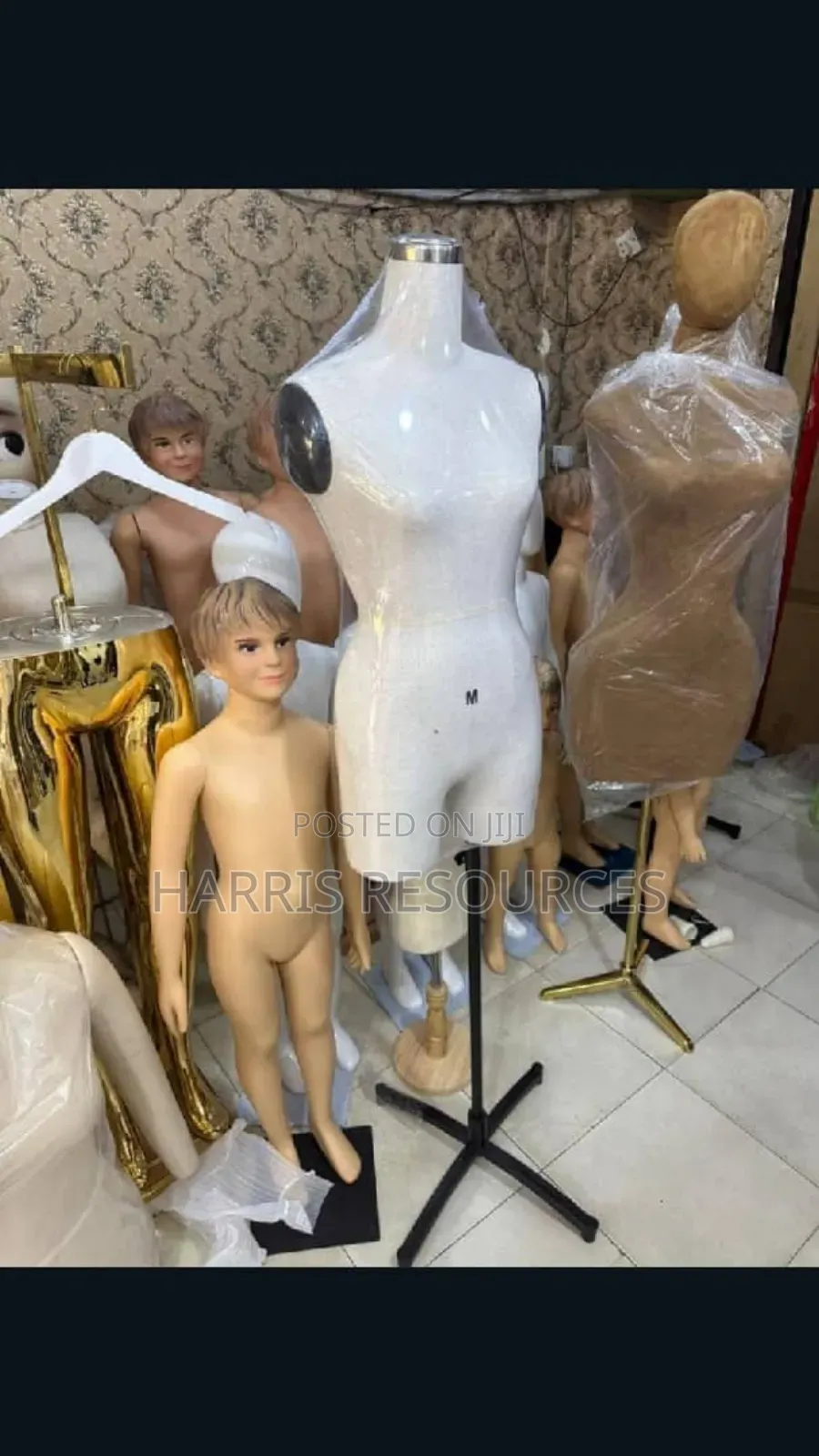 Half Body Bodyform Female Mannequin With Standing Pole
