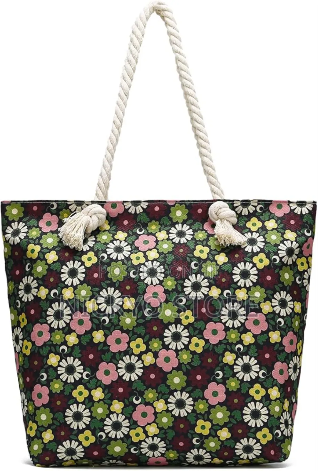 Women Beach Canvas Tote Bag