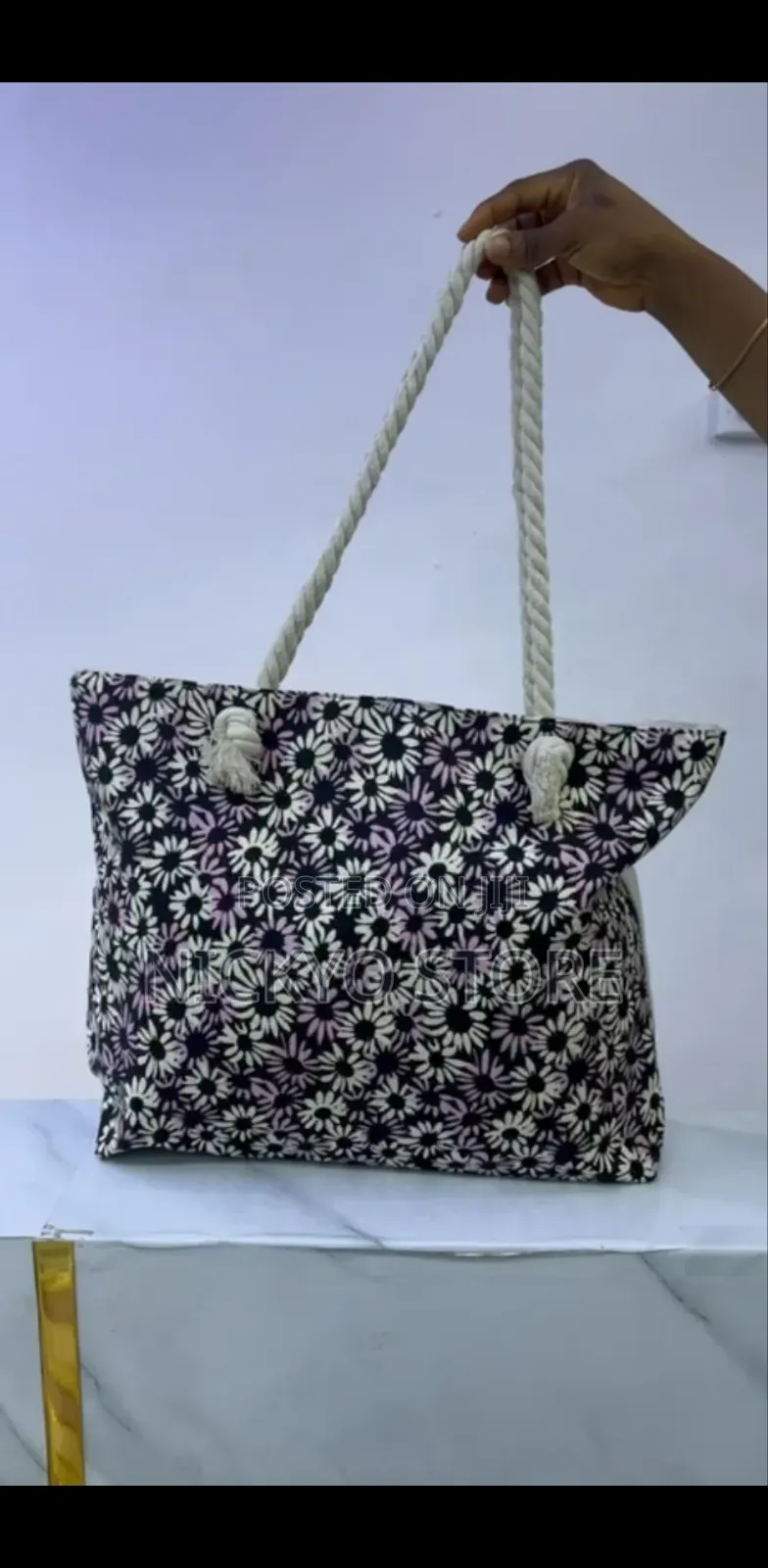 Women Beach Canvas Tote Bag