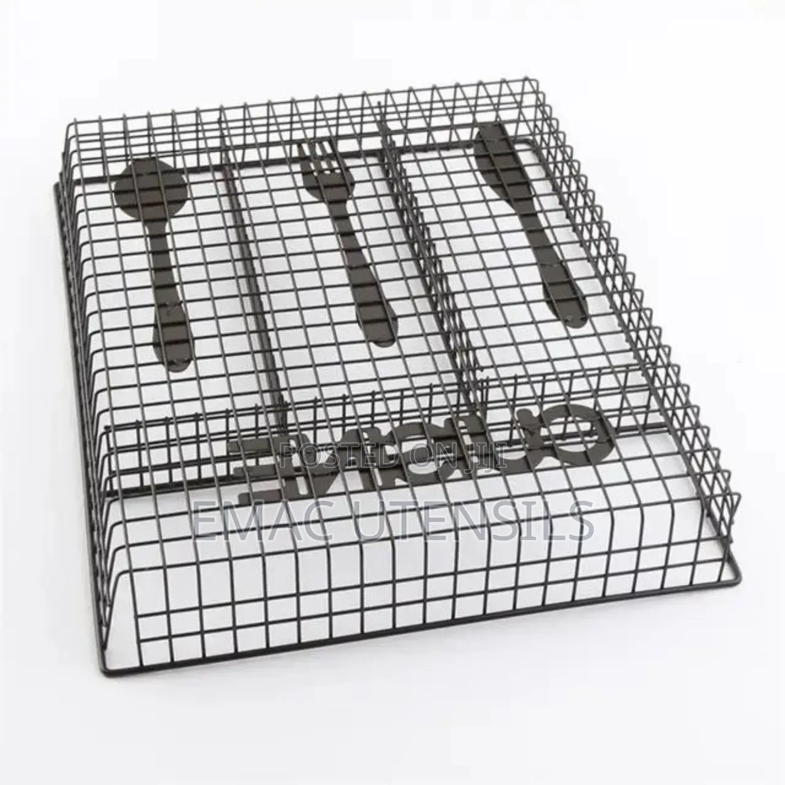 Metal Wire Cutlery Drawer Storage Tray