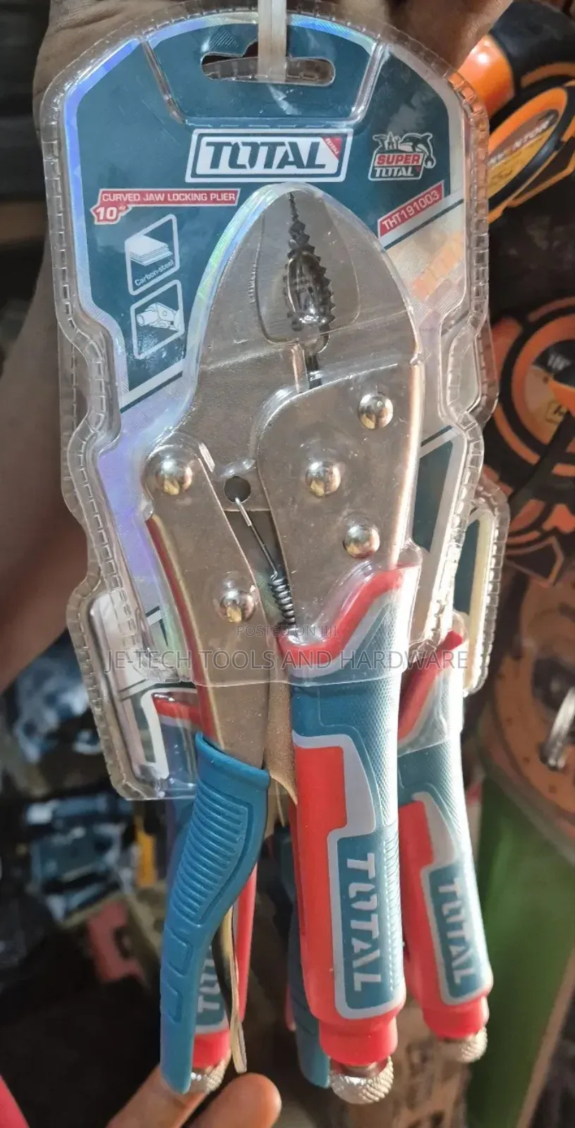 Curved Jaw Locking Plier