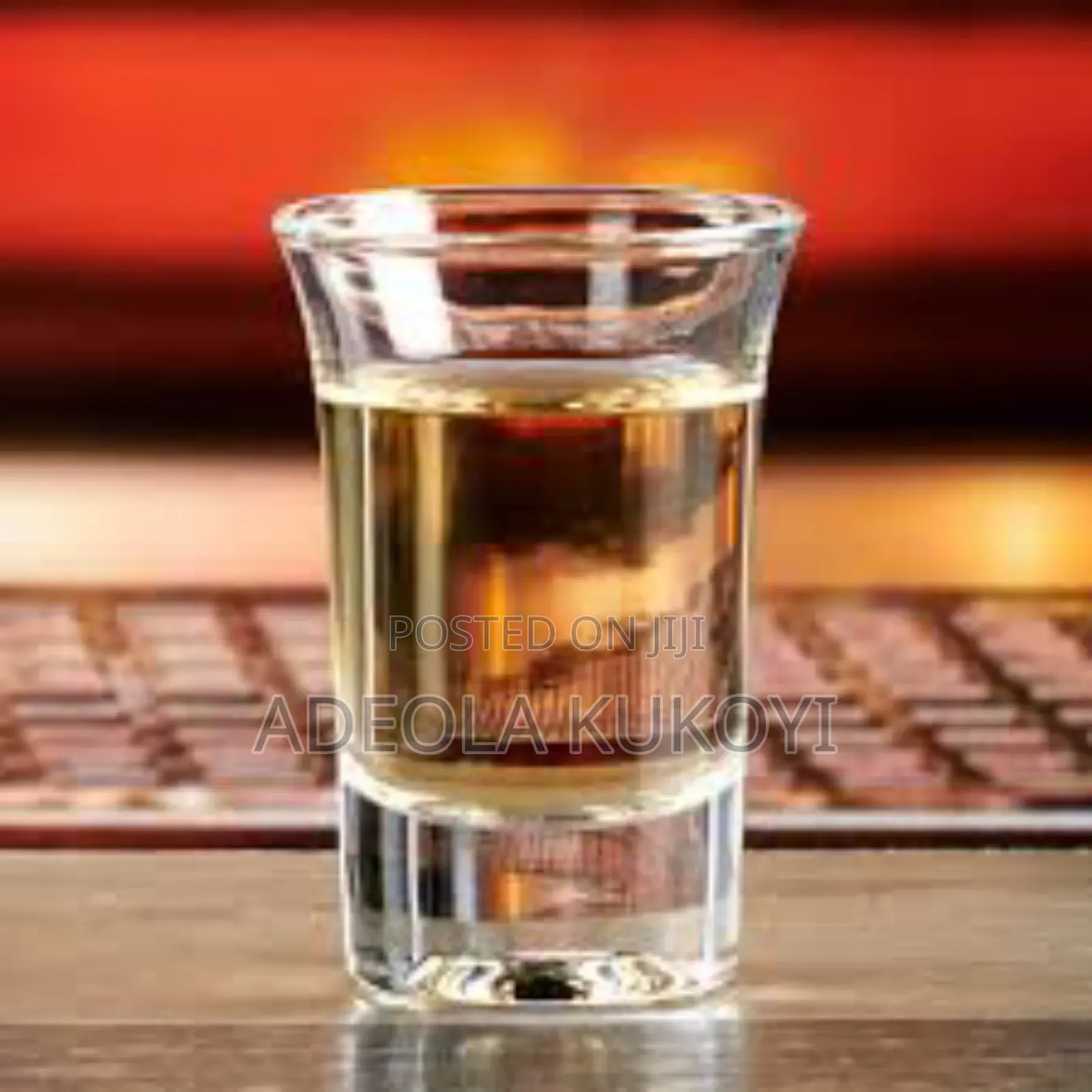 Glass Shot Cups- 6pcs in a Pack
