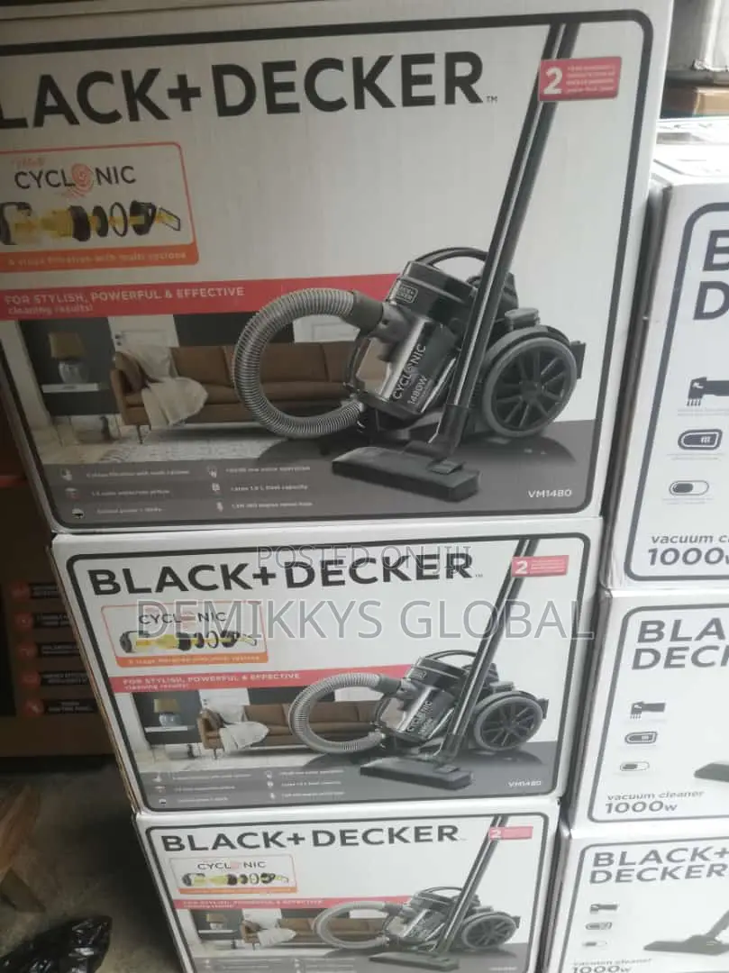 Black and Decker Vaccum Cleaner 1480w