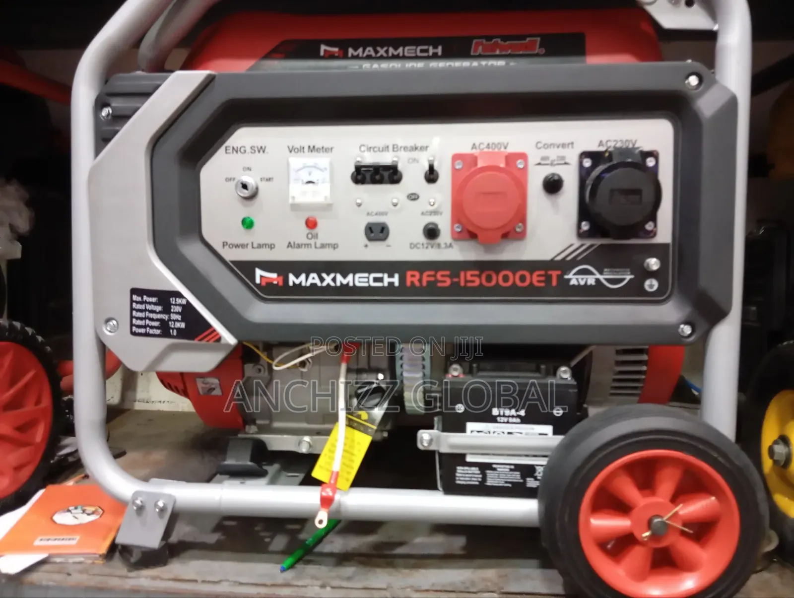 Maxmech 15 Kva 3phase Petrol Generator With 100% Copper Coil