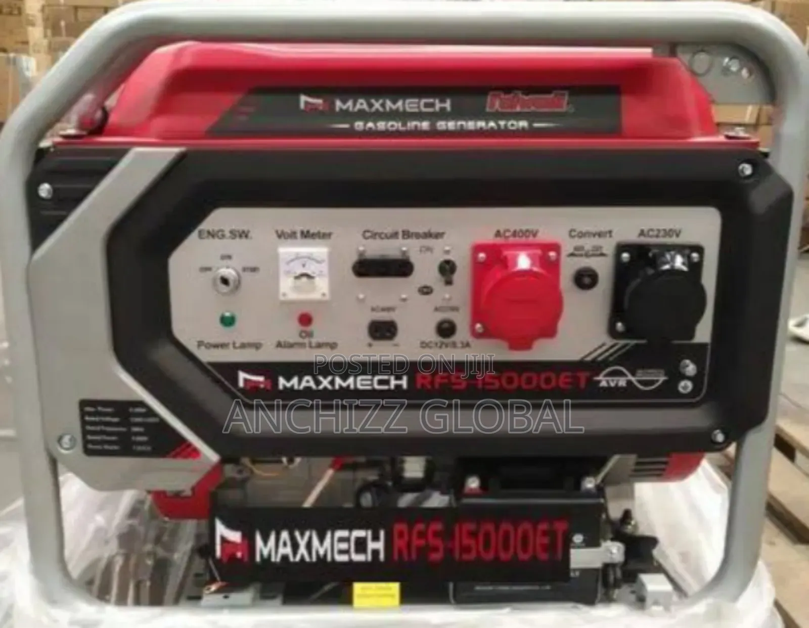 Maxmech 15 Kva 3phase Petrol Generator With 100% Copper Coil