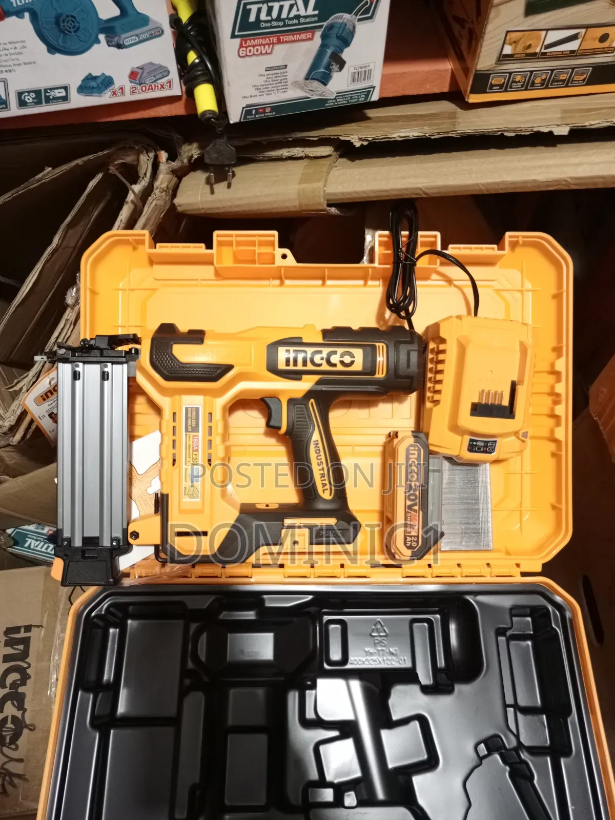 Ingco Cordless Nailer Machine 20v