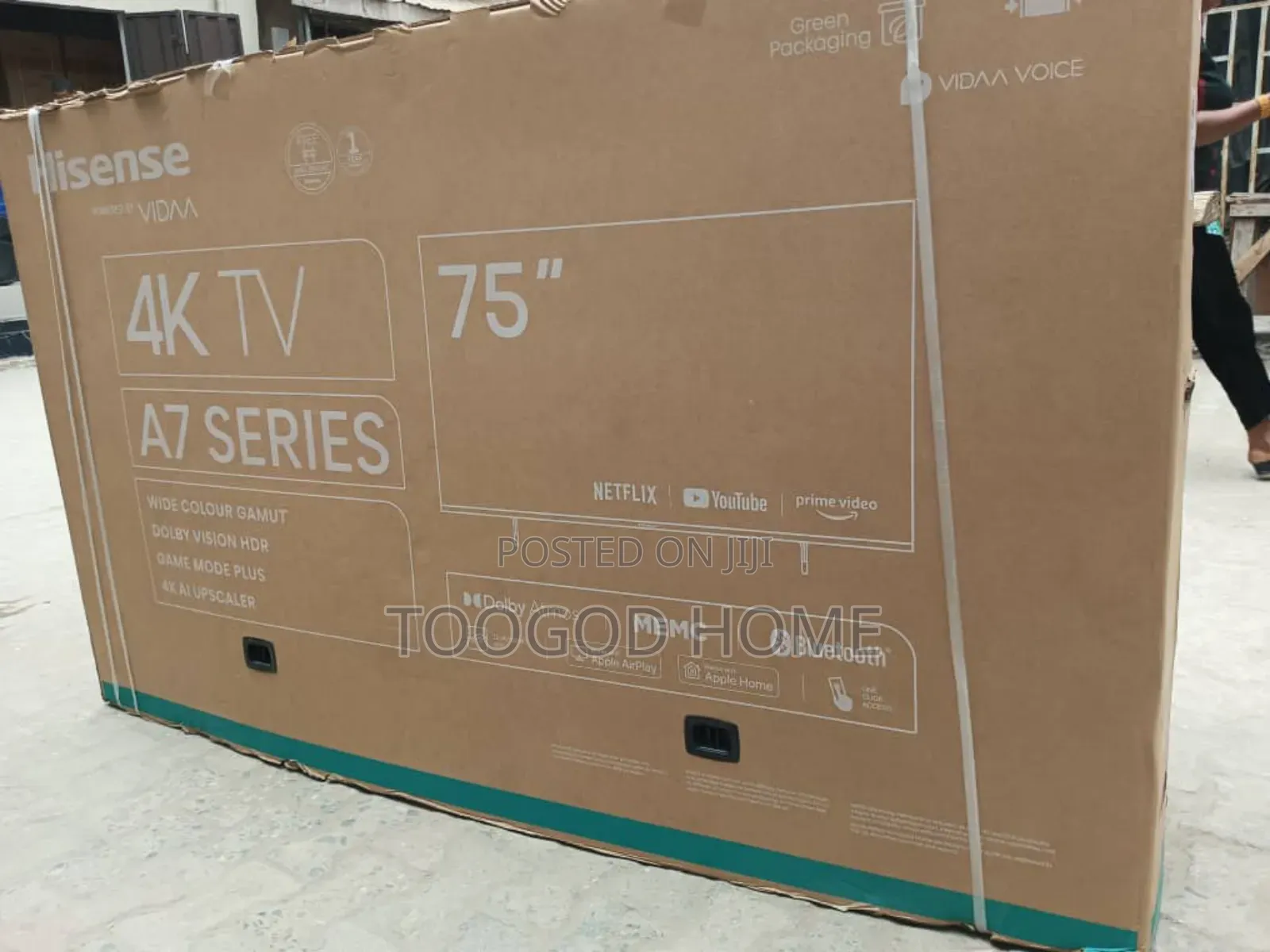 Hisense Original Qled Smart Tv 75inches
