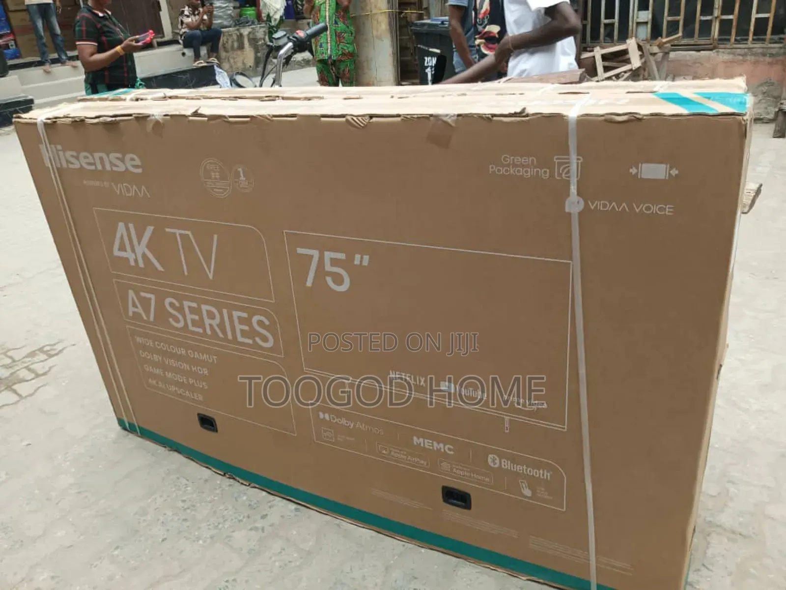 Hisense Original Qled Smart Tv 75inches