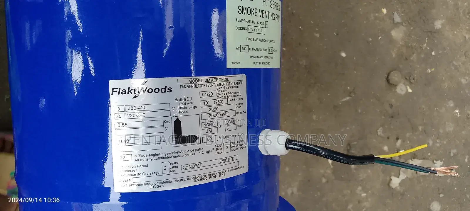 12 Inches, Industrial Ventilator Fan,
