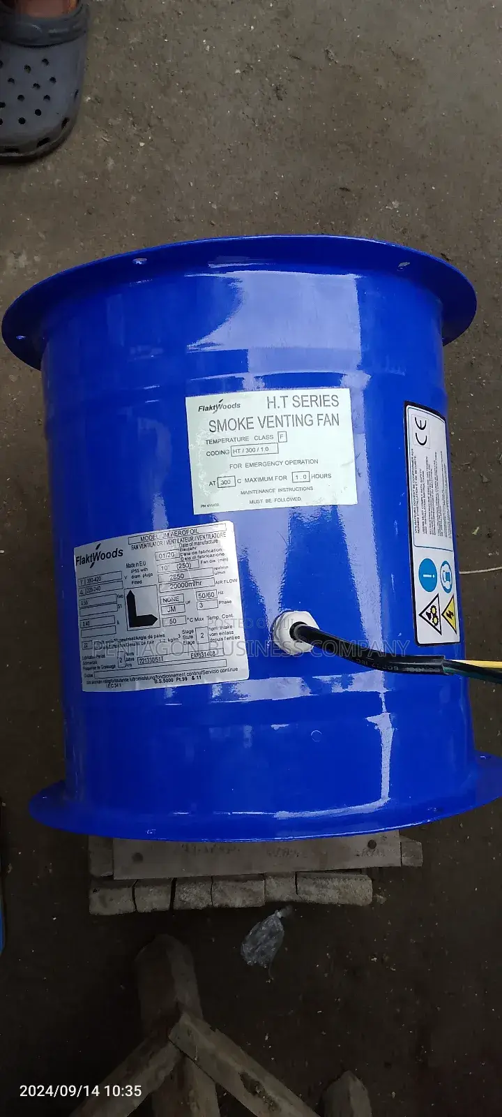 12 Inches, Industrial Ventilator Fan,