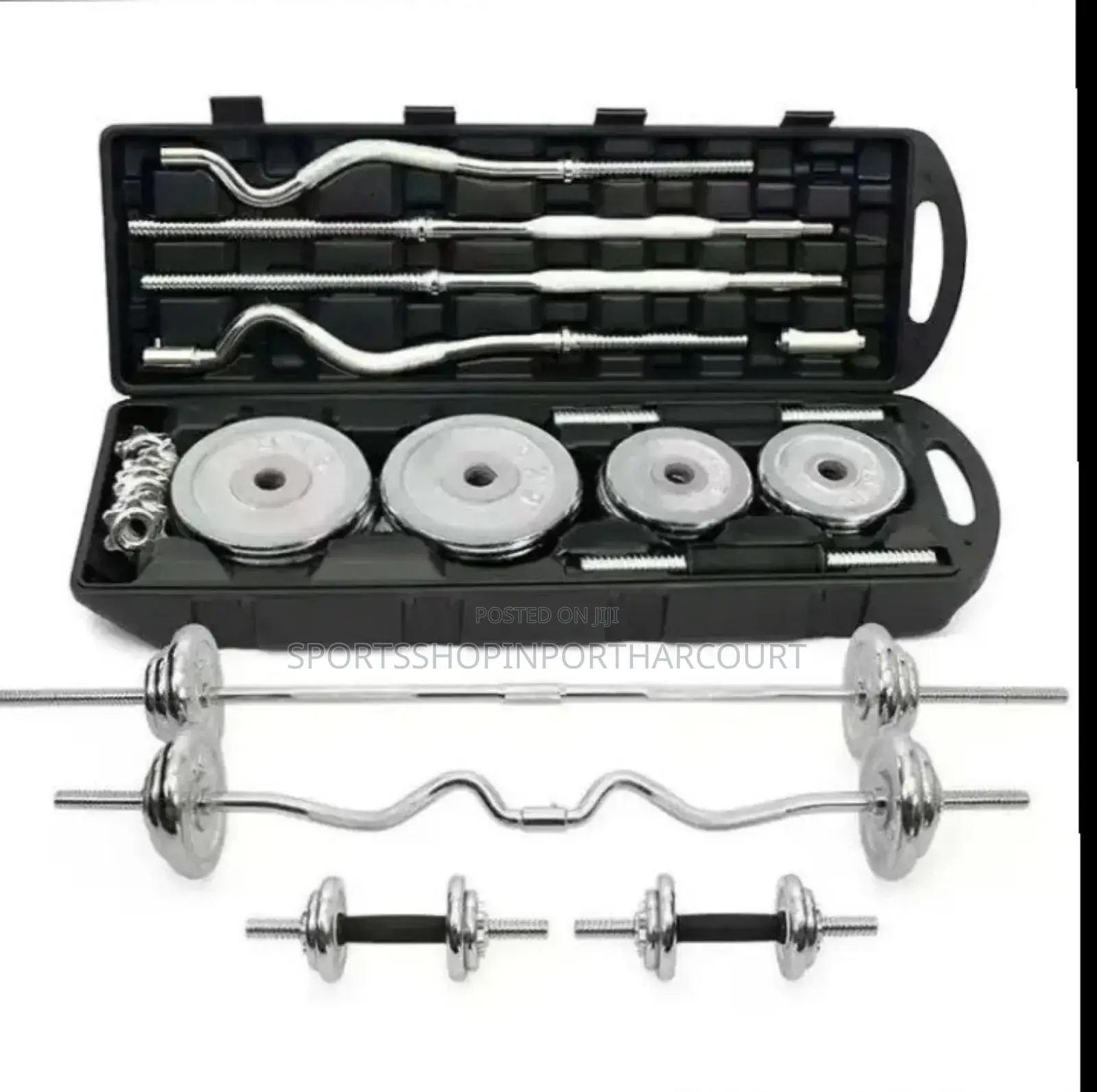 55kg Barbell and Dumbbell Set