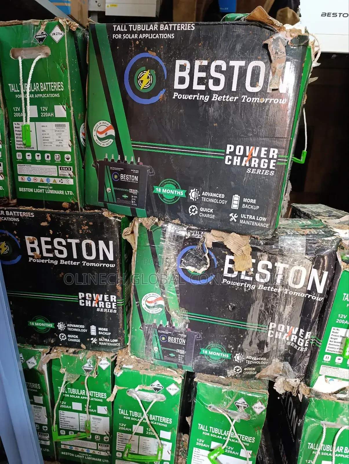 12 V 220ah Beston Tall Tubular Battery