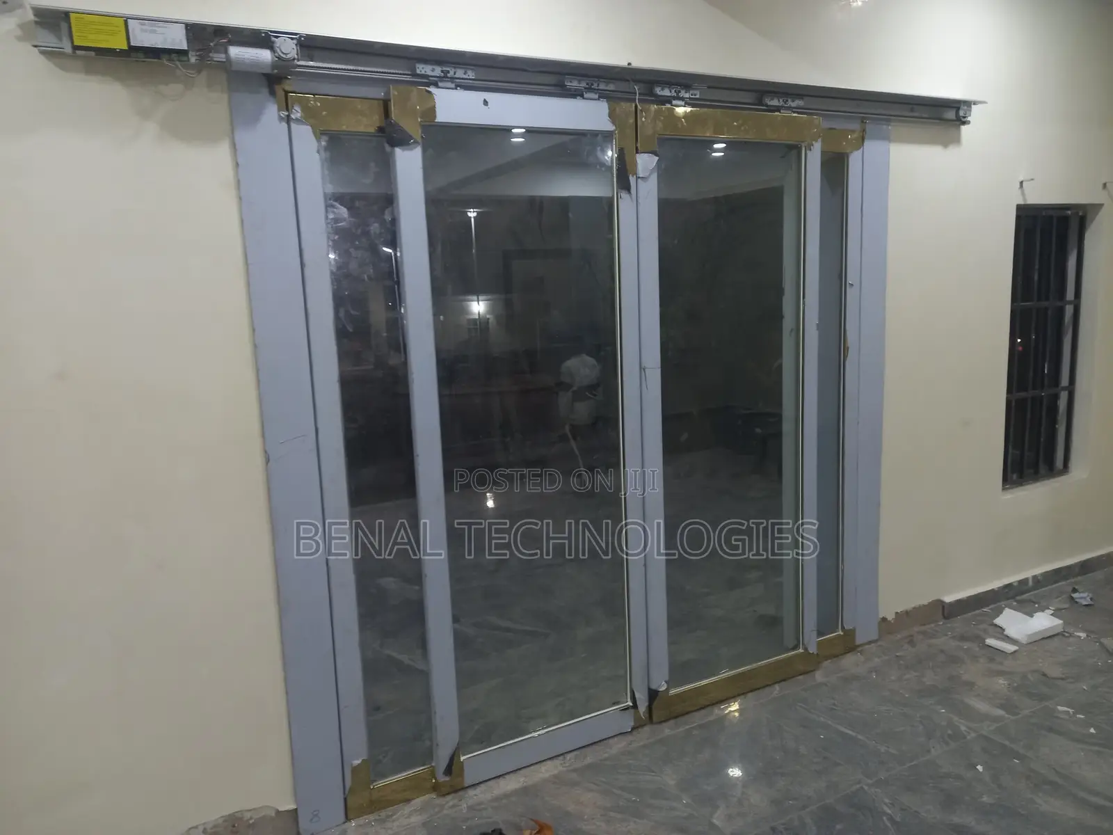 No-Touch Glass Sliding Door System