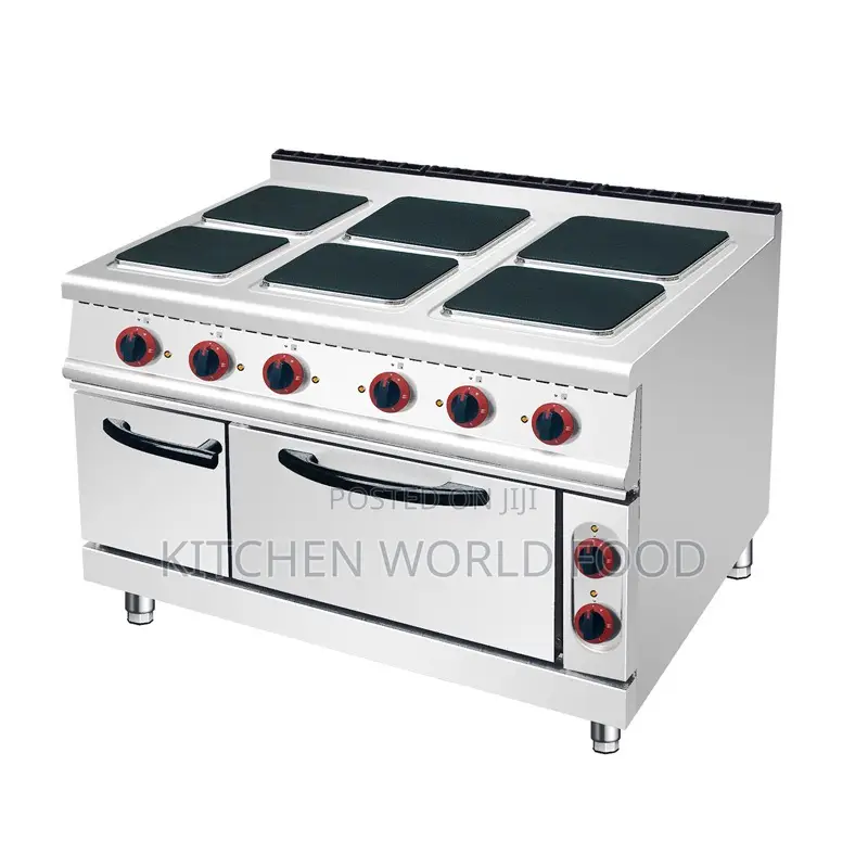 6burner Electric Cooker With Oven