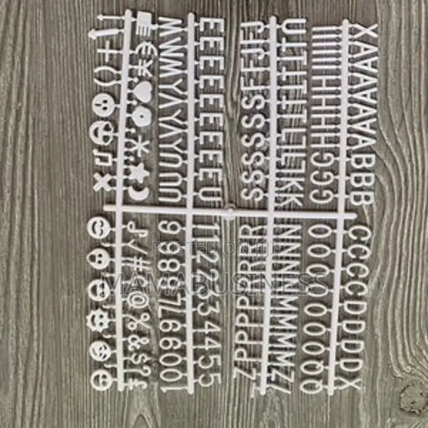 Letterboard Letters Set of Emojis, Letters, Numbers Symbol