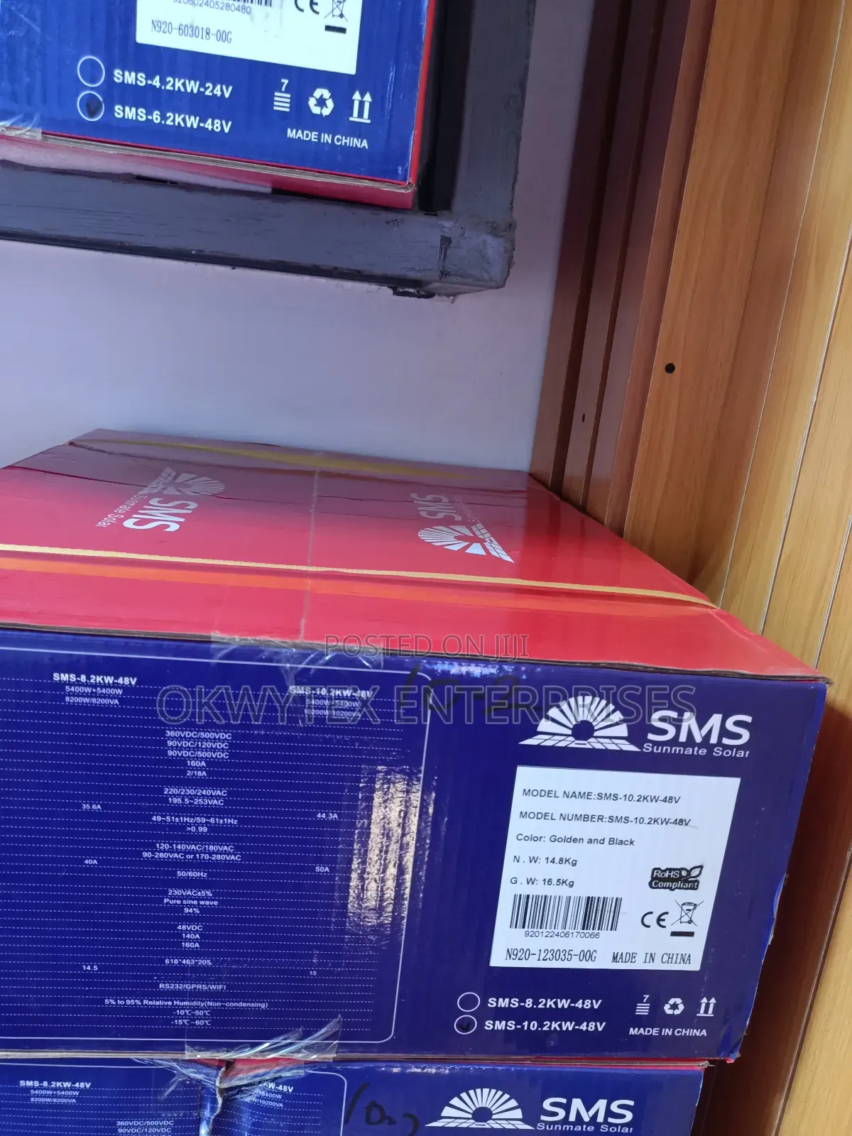 10.2kva 48v SMS Hybrid Inverter Pure Sine Wave