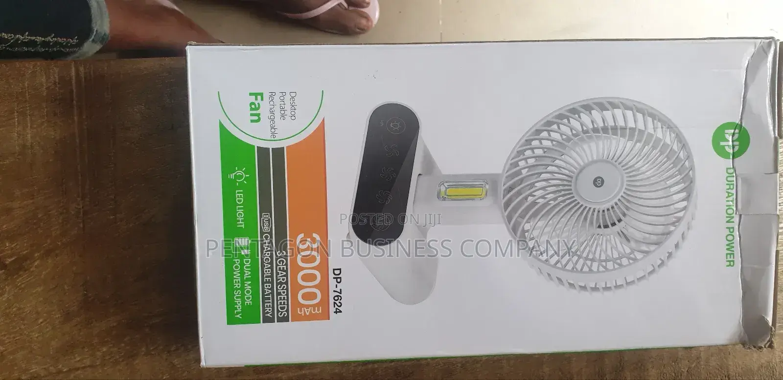 Rechargeable Desktop Fan (Dp)