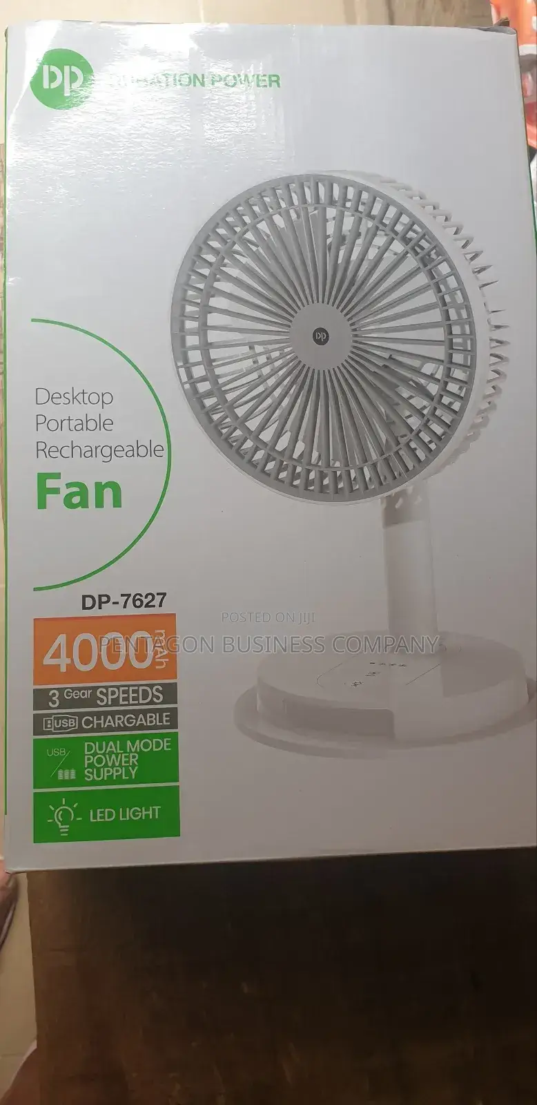 Rechargeable Desktop Fan (Dp)