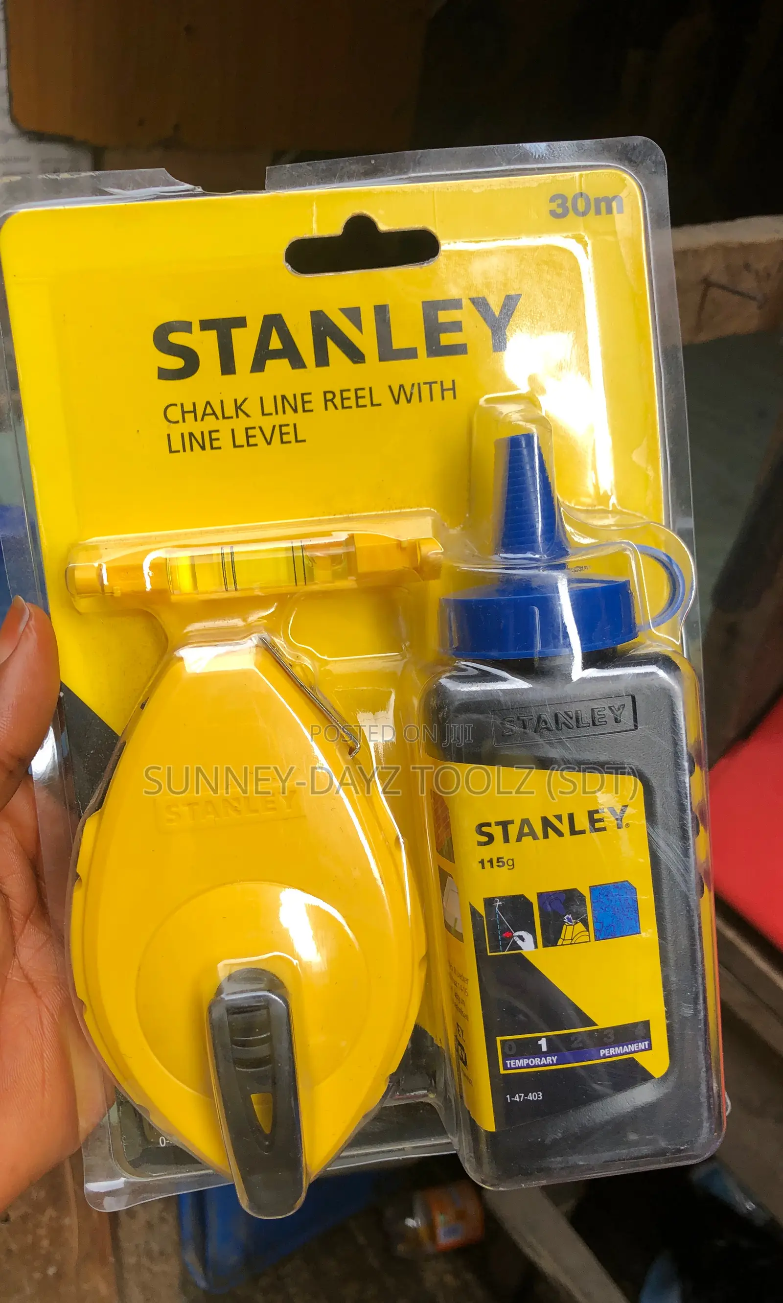 Stanley Chalk Line Reel With Line Level