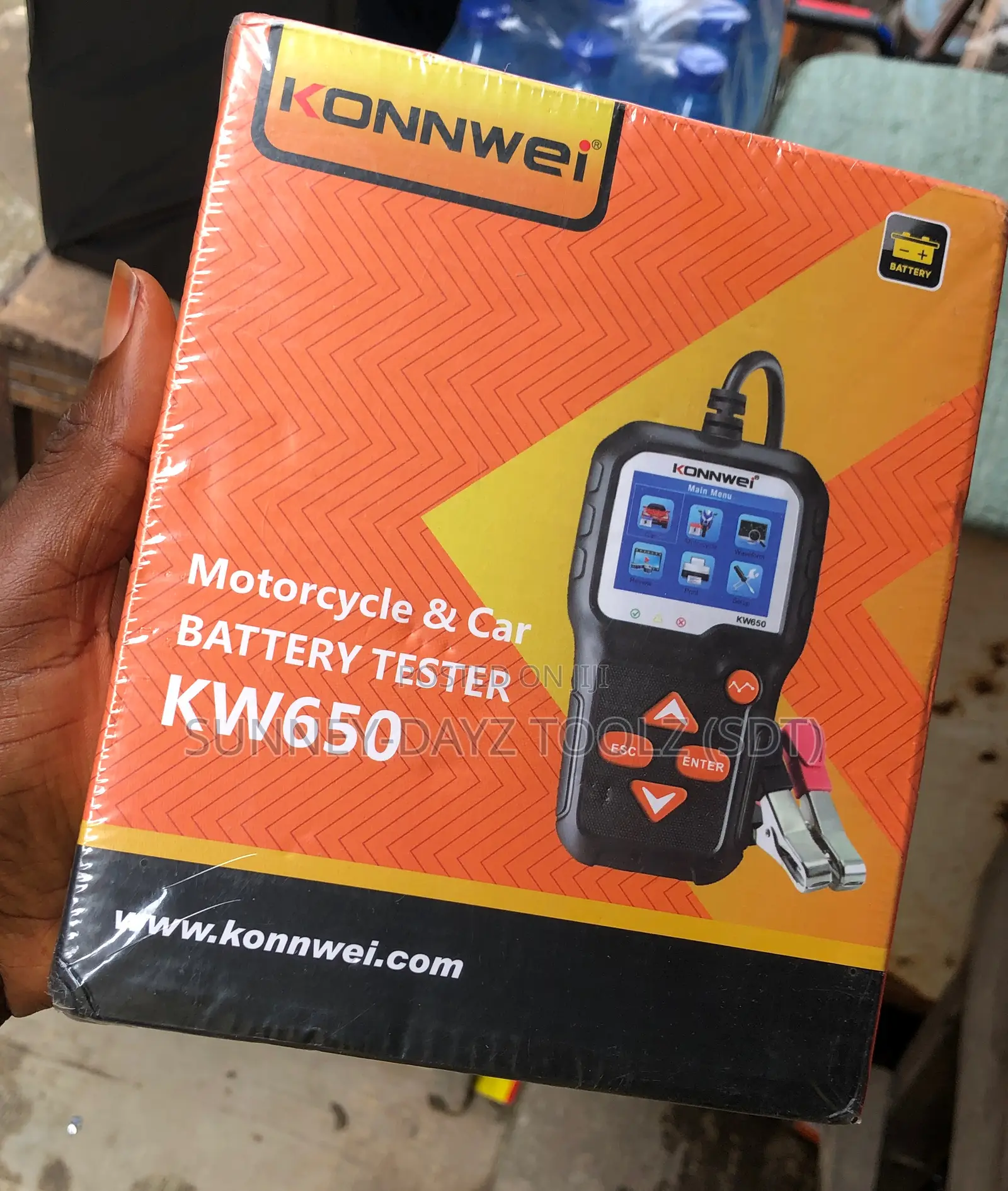 Motorcycle and Car Battery Tester