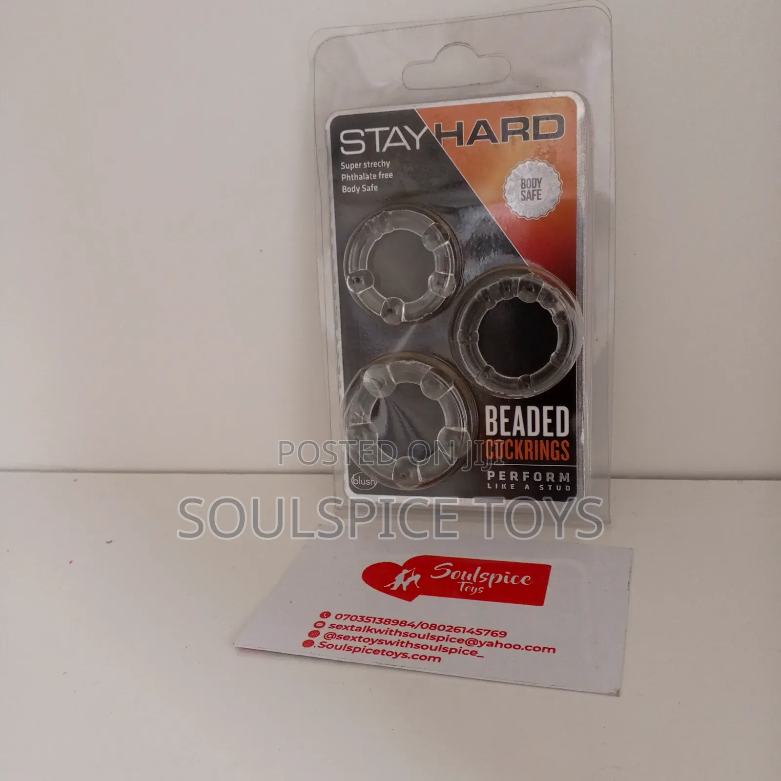 Stay Hard Cockring Clear