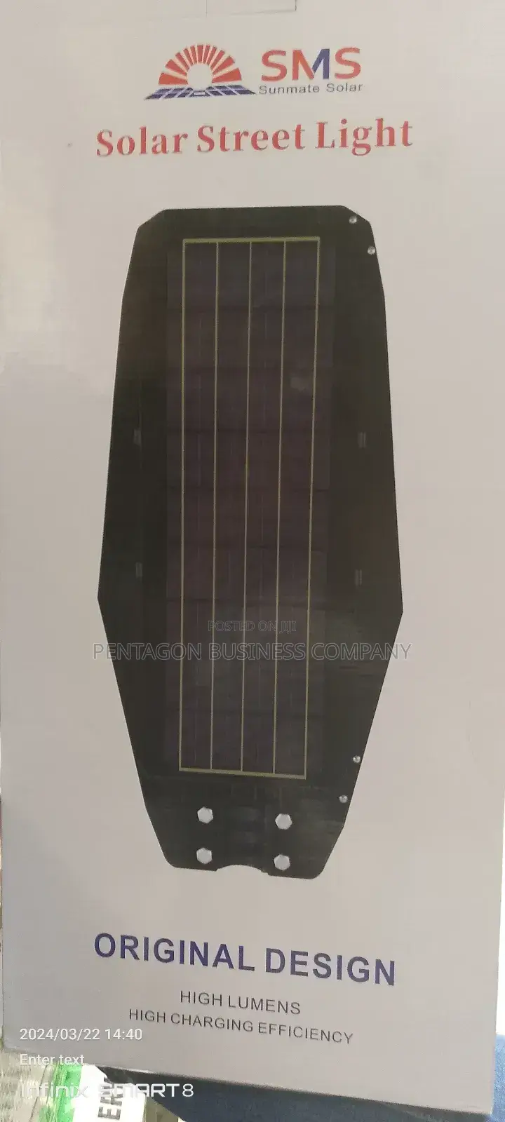 1200 Watts All in One Solar Street Light(Sms)