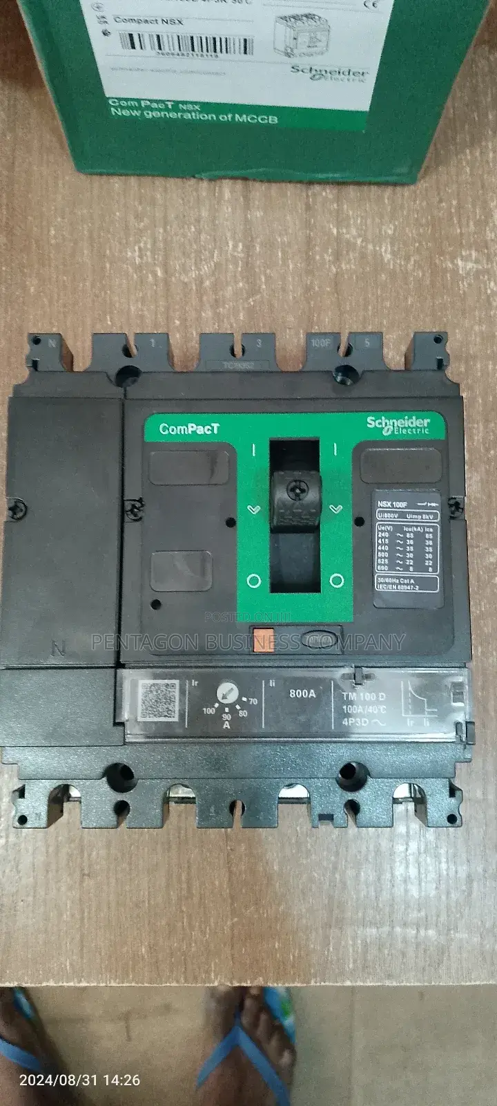 100A 4P Schneider Compact Breaker