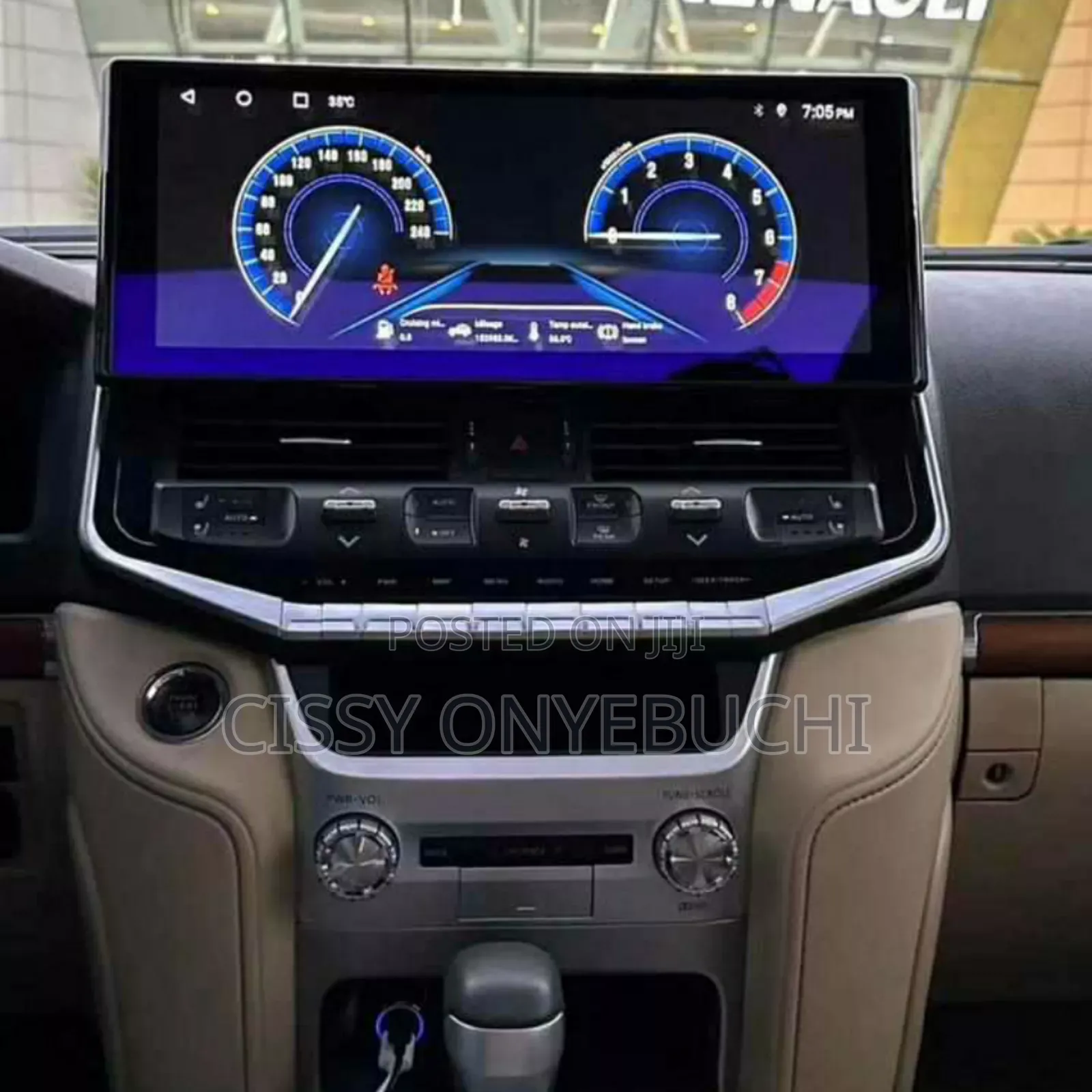 Toyota Landcruiser 2023_2024 Android Player +Reverse Camera