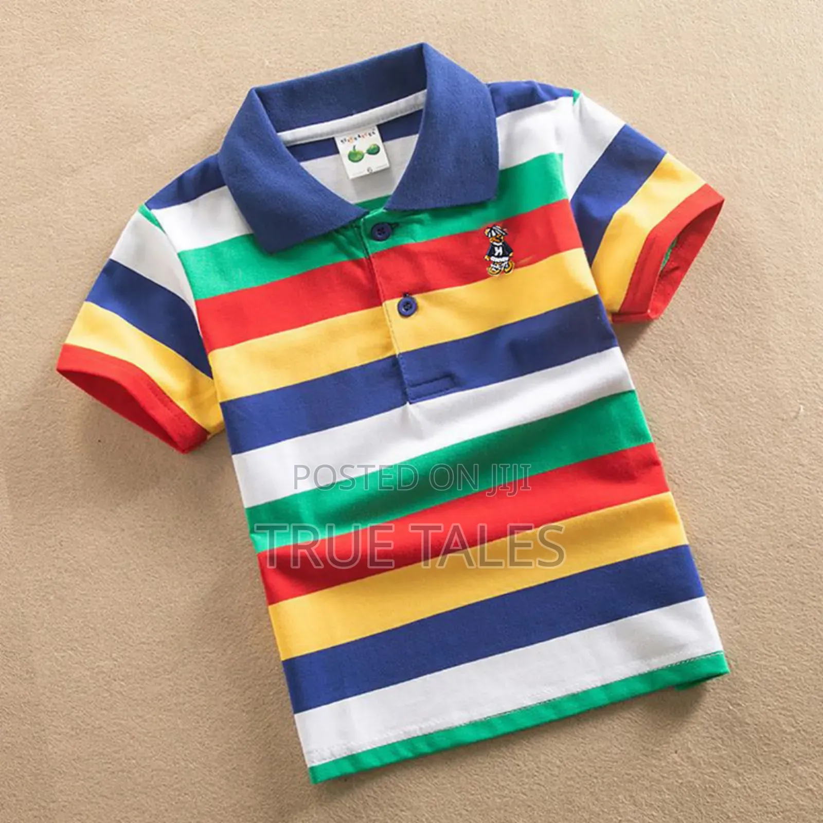 Boy's Multicoloured Collared and Round Neck Tops/T-Shirts
