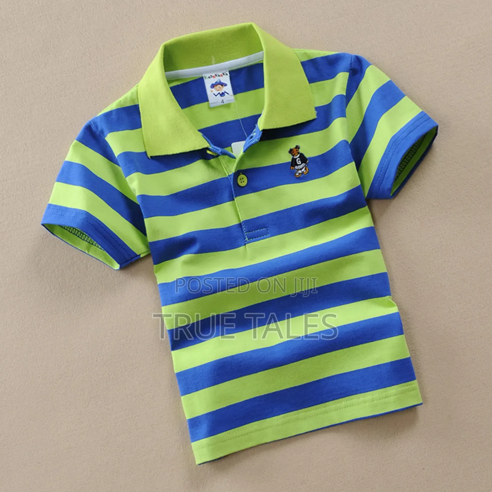 Boy's Multicoloured Collared and Round Neck Tops/T-Shirts