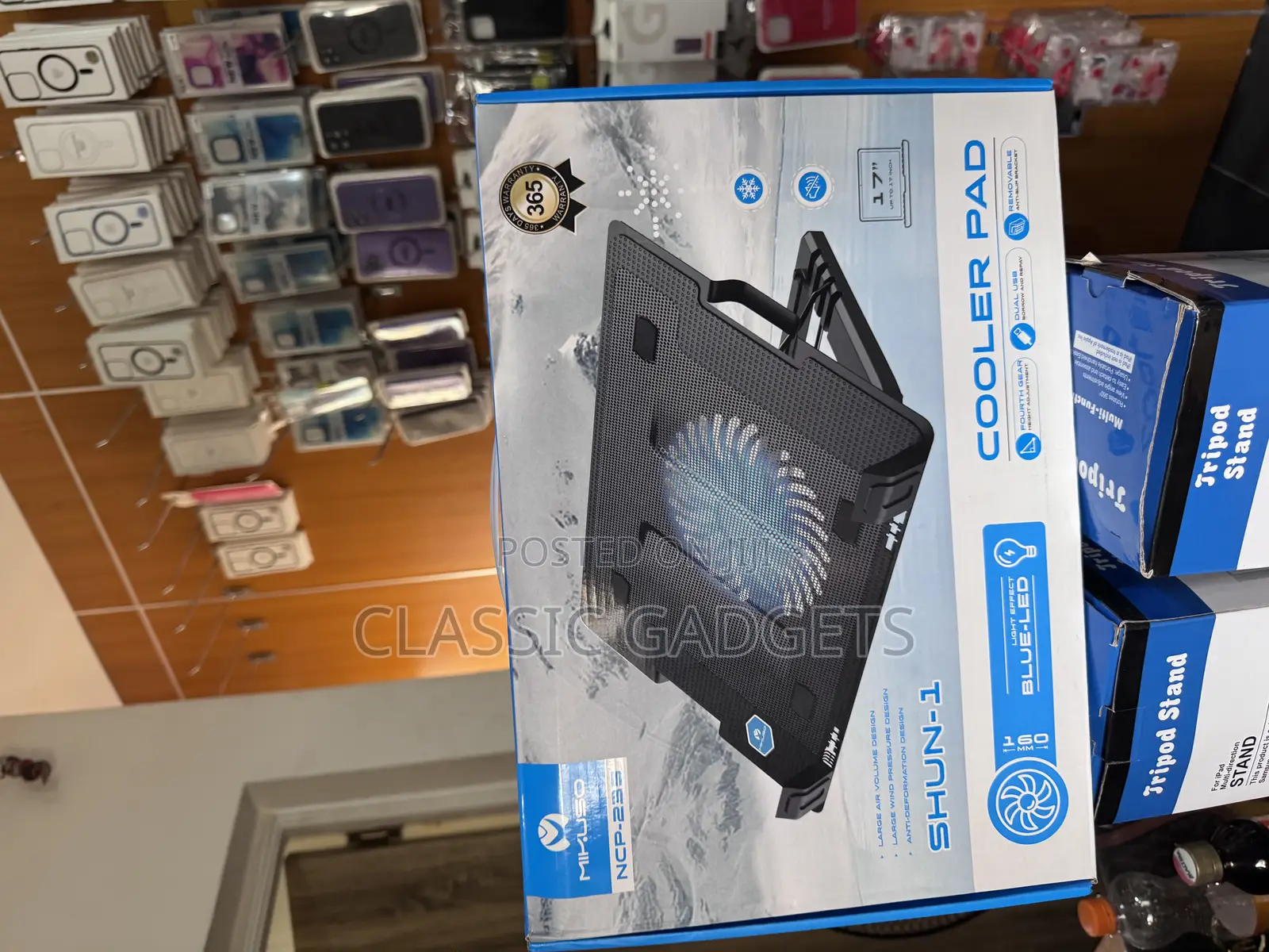 Mikuso NCP-235 Shun-1 Blue Led Cooling Pad for Laptop