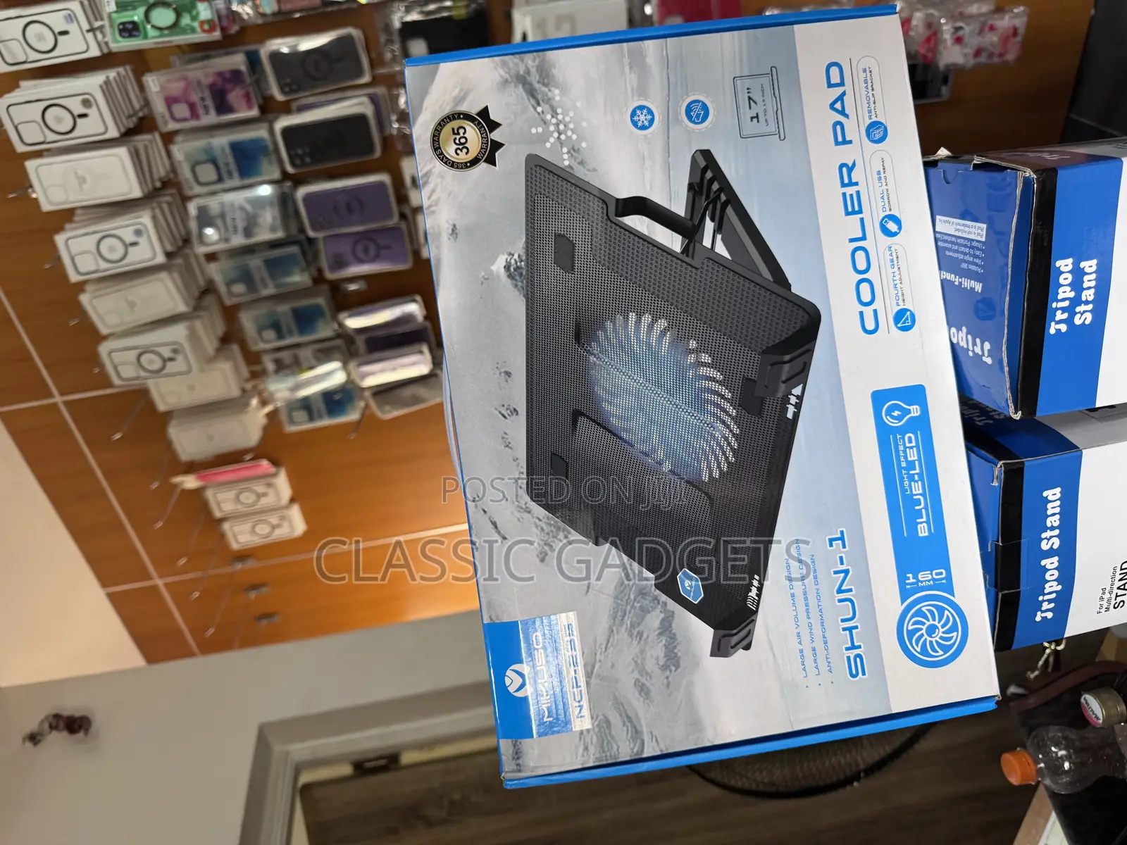 Mikuso NCP-235 Shun-1 Blue Led Cooling Pad for Laptop