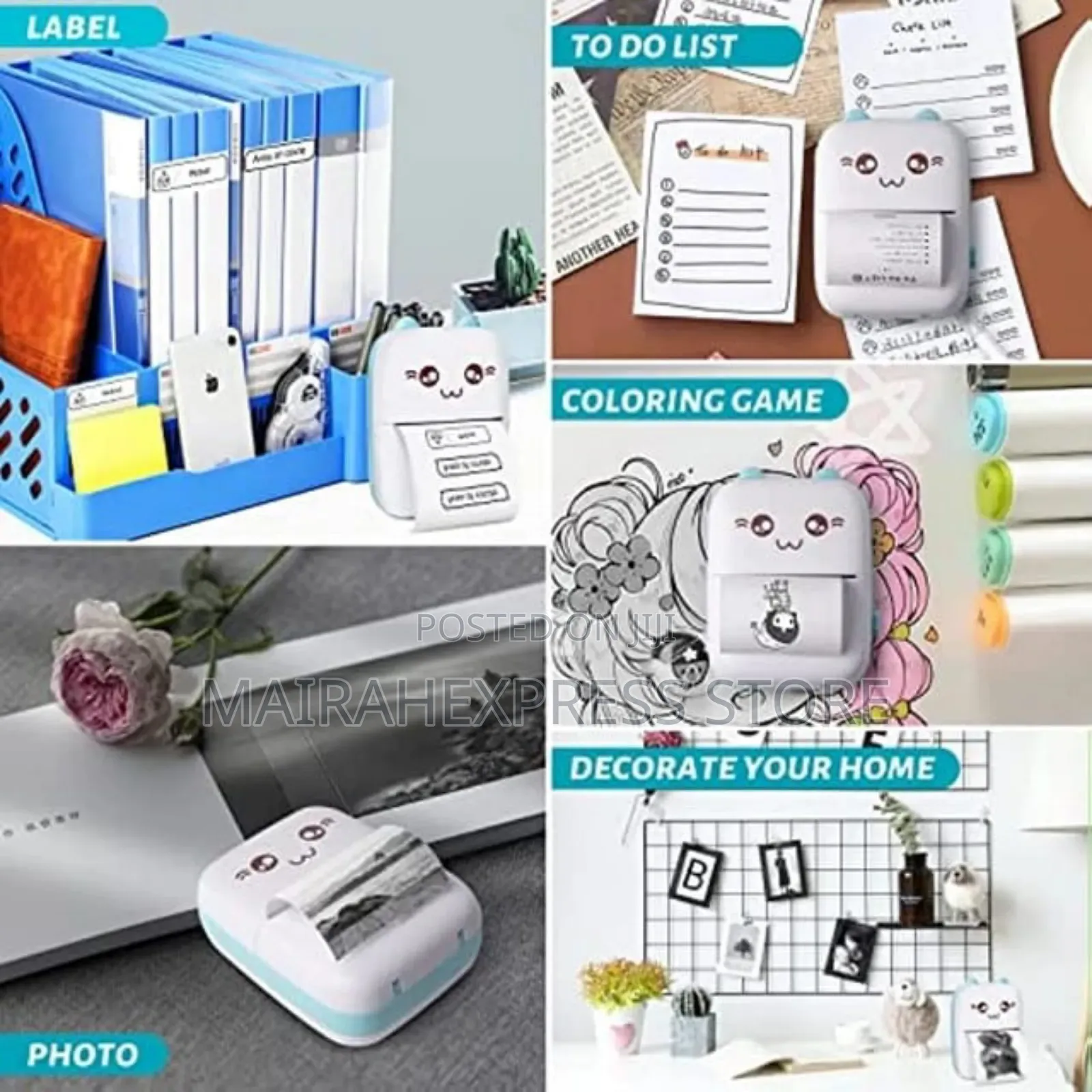 Wireless Portable Thermal Inkless Pocket Printer