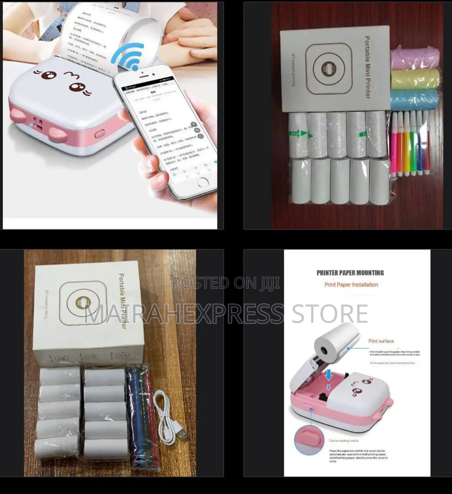 Wireless Portable Thermal Inkless Pocket Printer