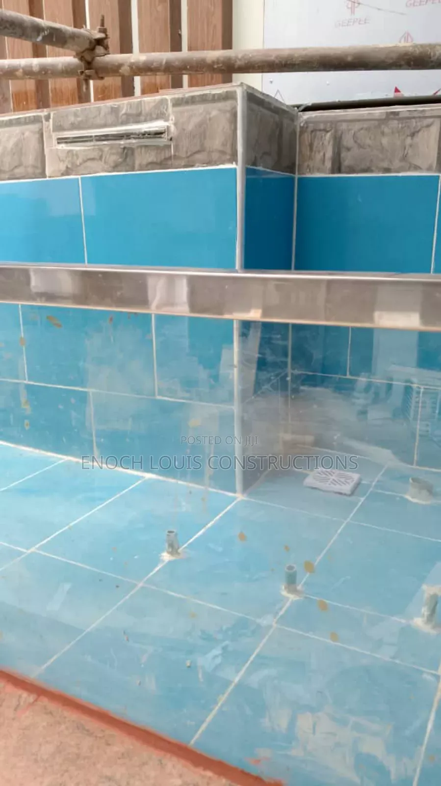 We Build Large Aquarium Fish Tank With Water Fountain
