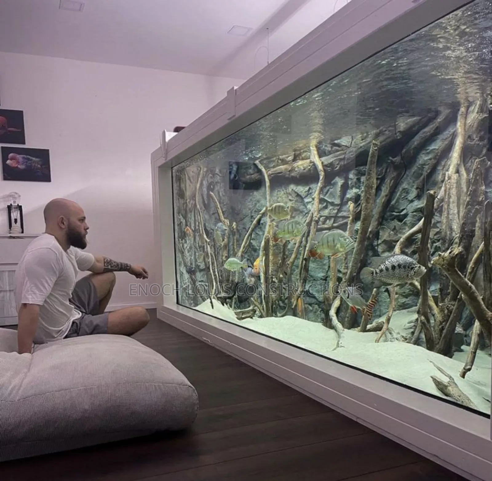 We Construct Big Outdoor Fish Aquarium for Homes and Offices
