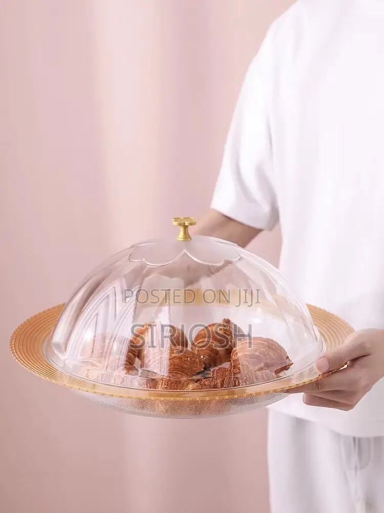Transparent Plastic Round Food Cover