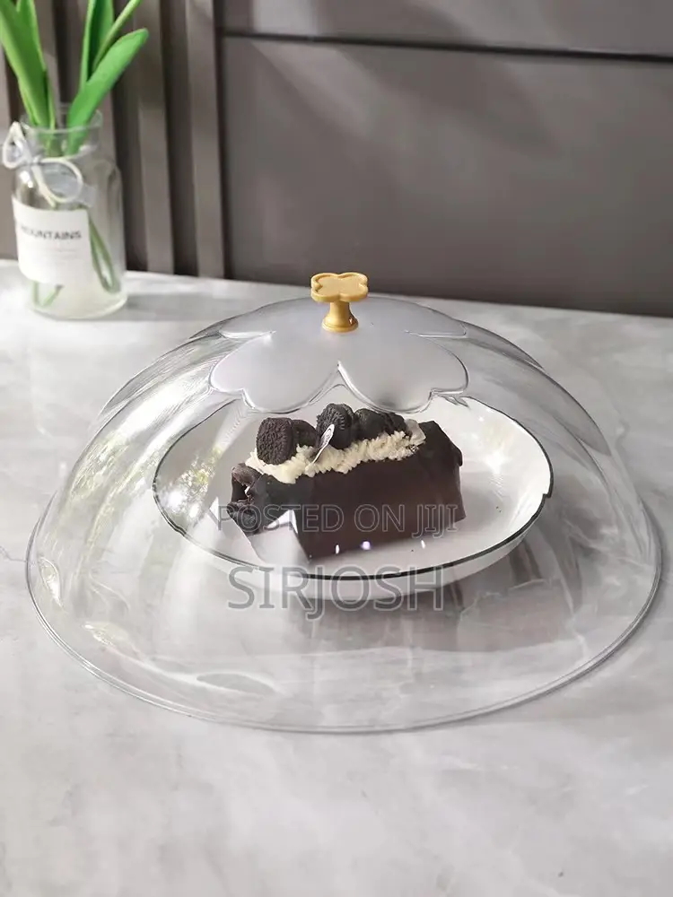 Transparent Plastic Round Food Cover