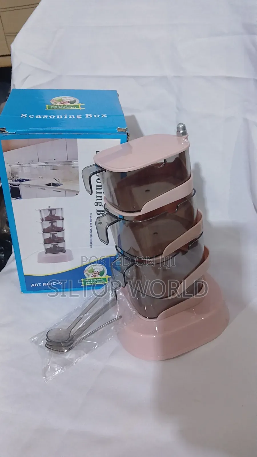 4 in 1 Seasoning Box With Spoons