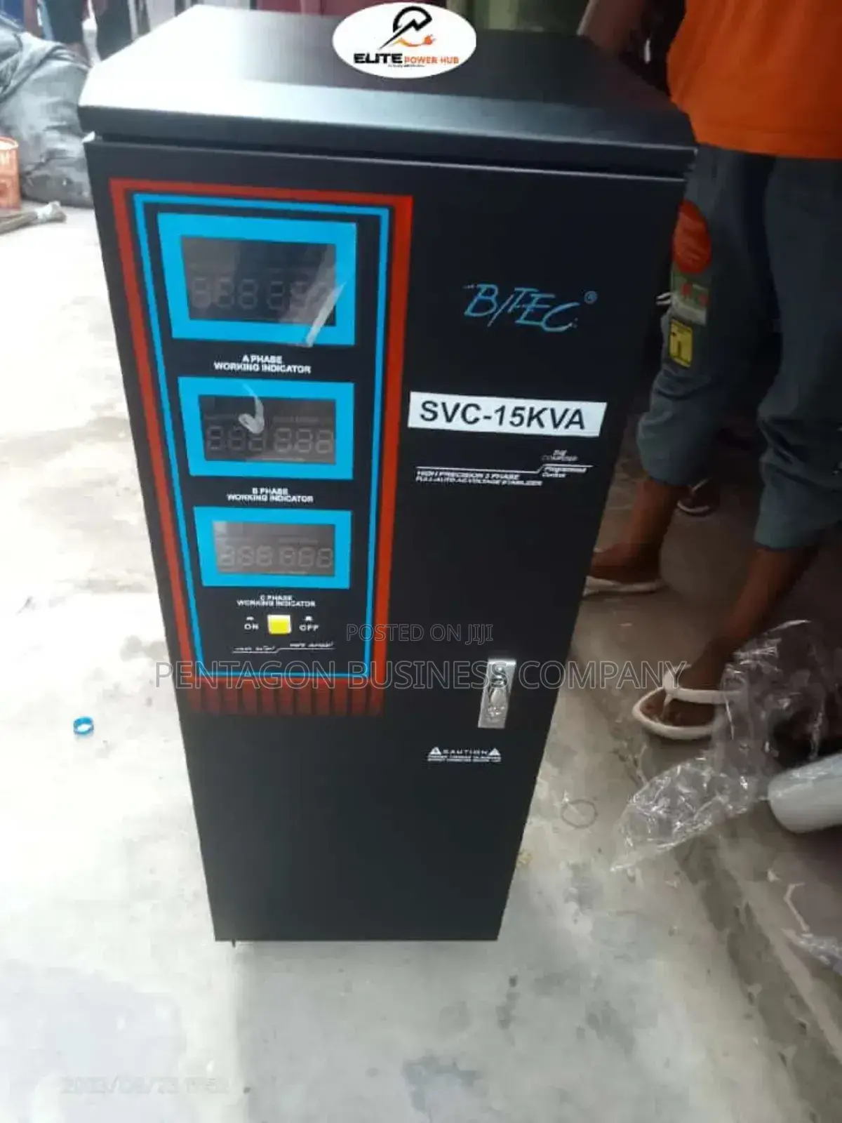 15 Kva 3phase Industrial Stabilizer Jordy-Ele