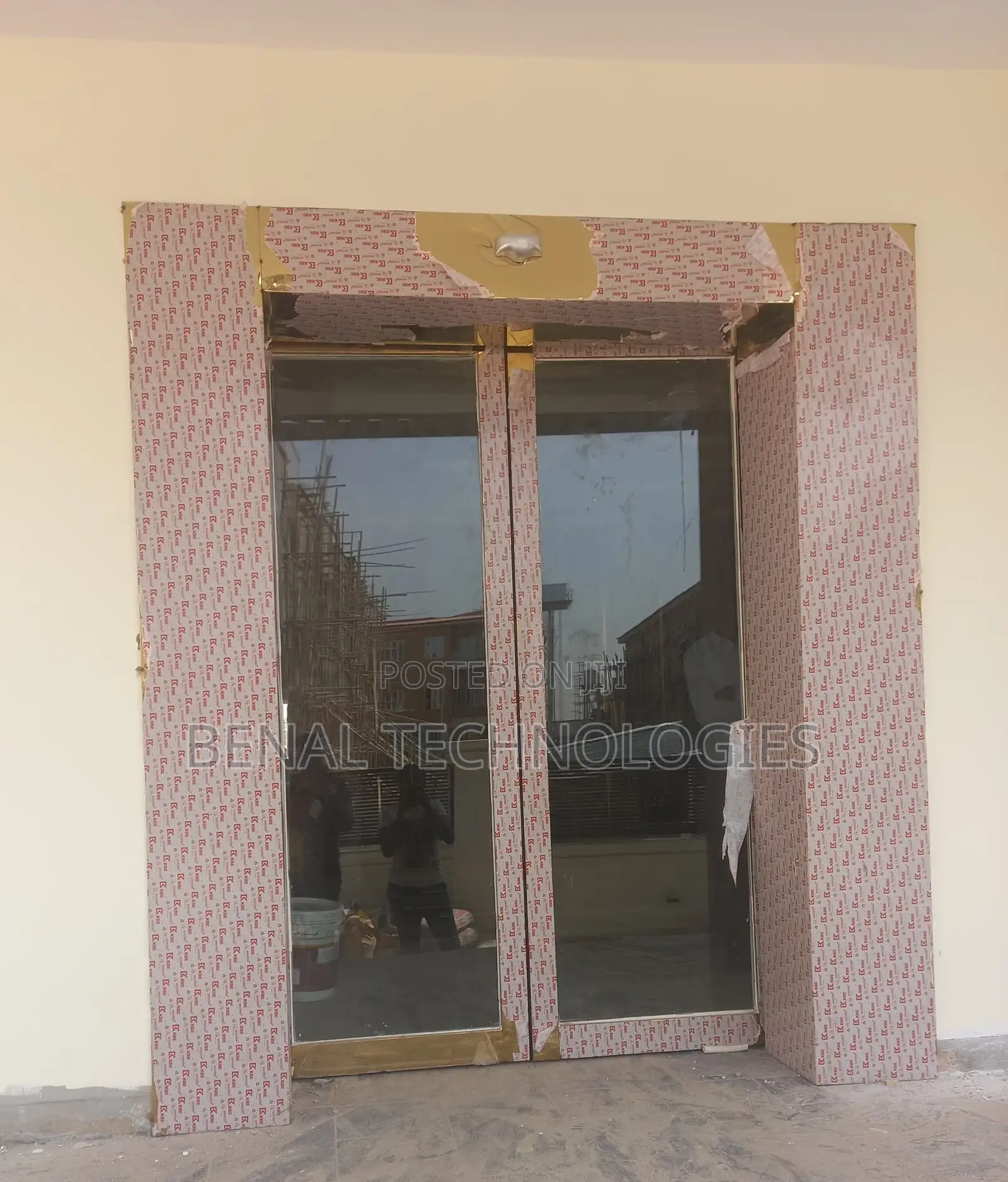 Motion-Triggered Glass Door System