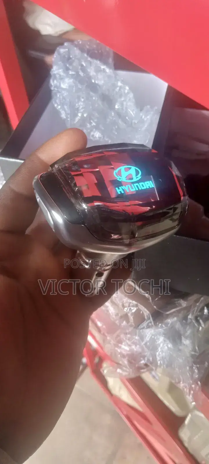 LED Gear Shift Knob With Button for Hyundai