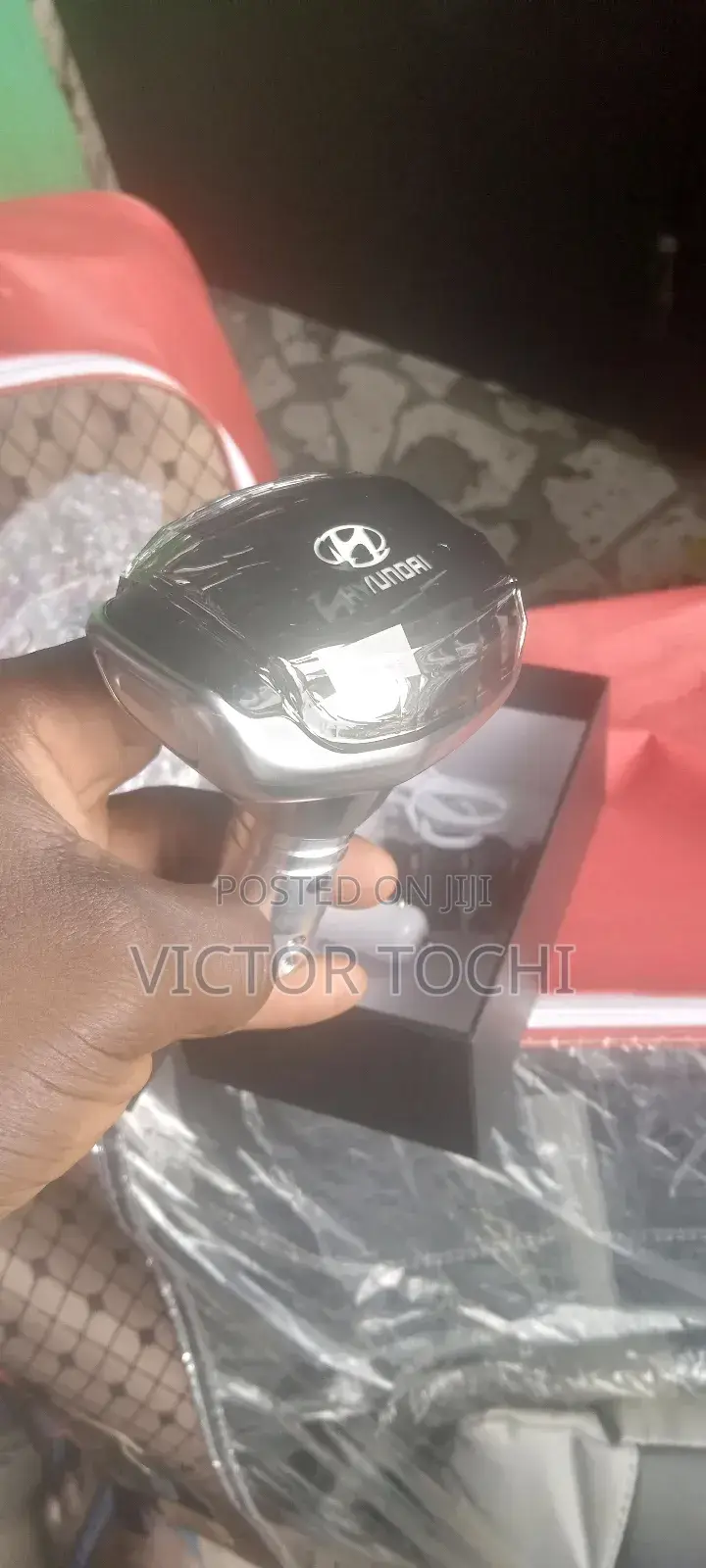 LED Gear Shift Knob With Button for Hyundai