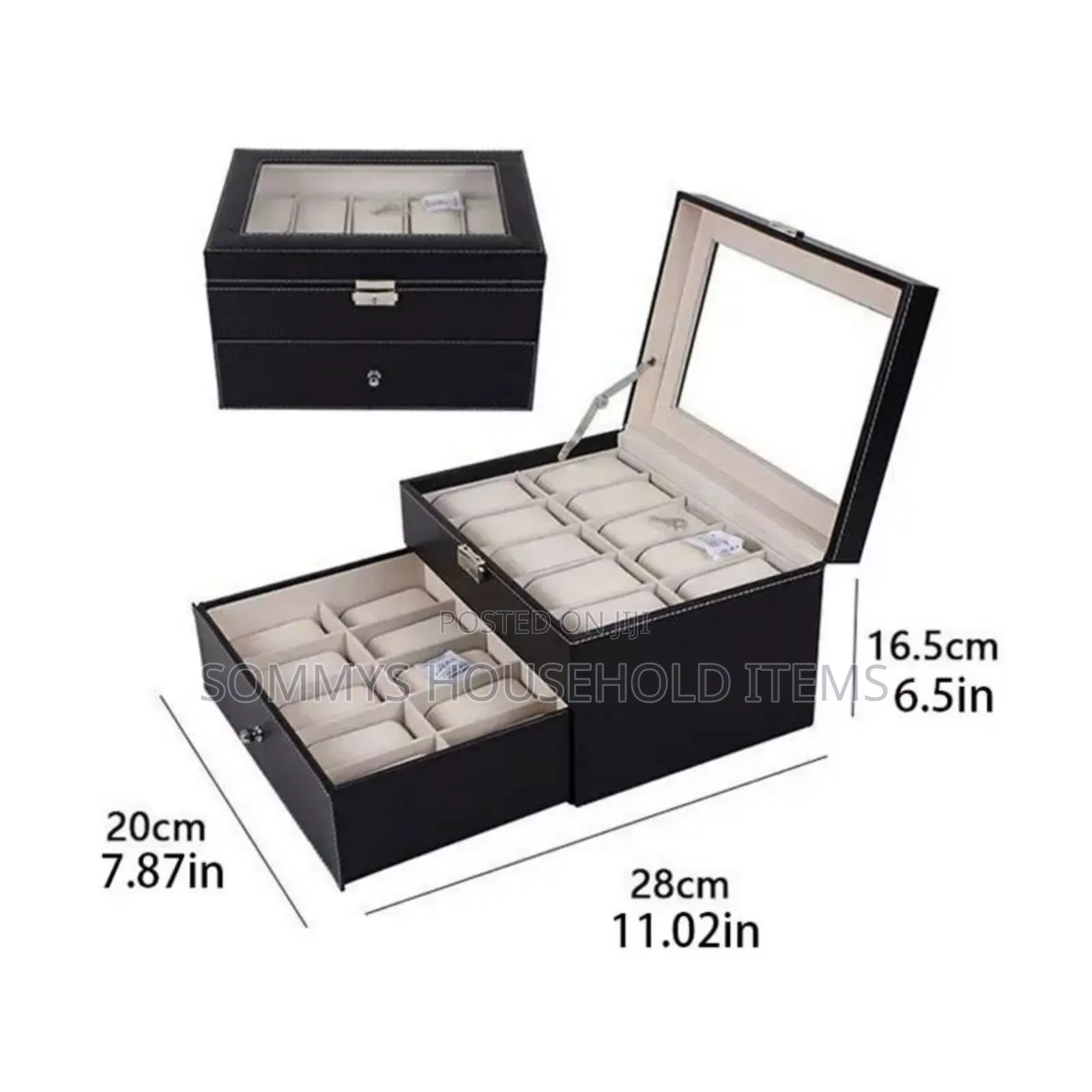 20 Slot Wrist Watch Organizer or Case